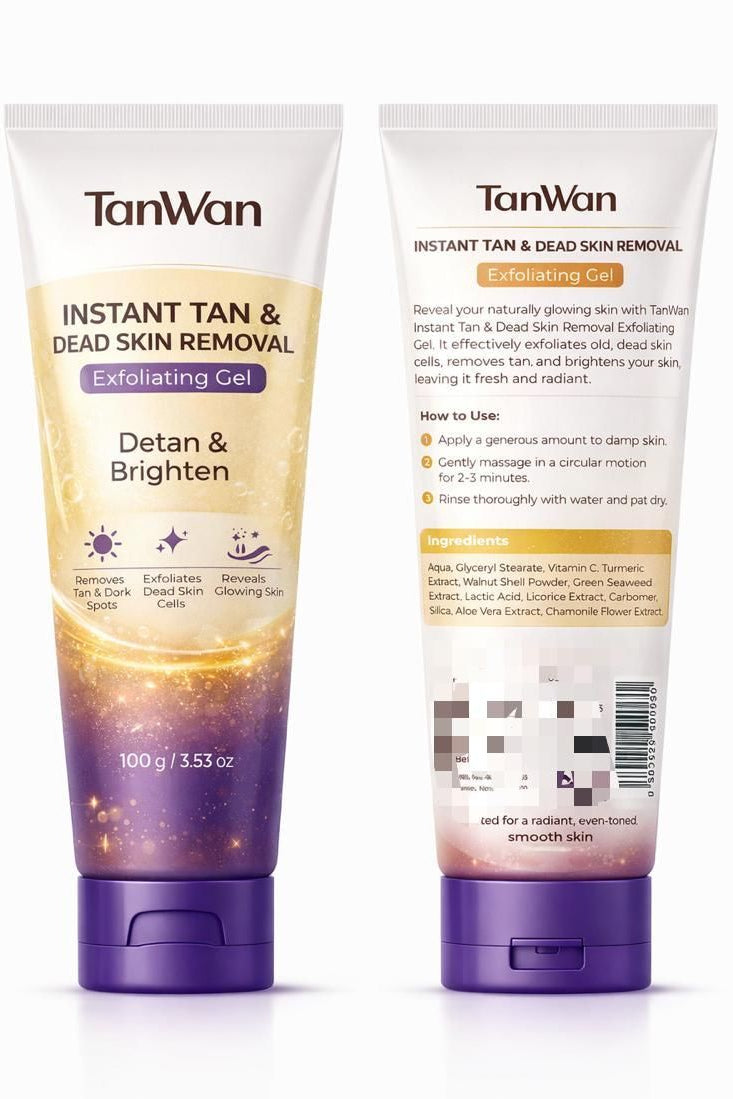 Instant Tan & Dead Skin Removal Exfoliating Gel 100 gm (Pack of 2)