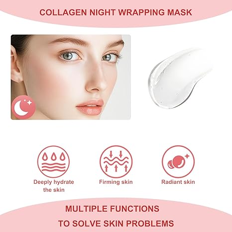 Collagen Night Wrapping Peel Off Mask Pack of 2